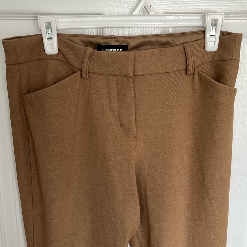 Express stretch plus skinny mid rise work pants